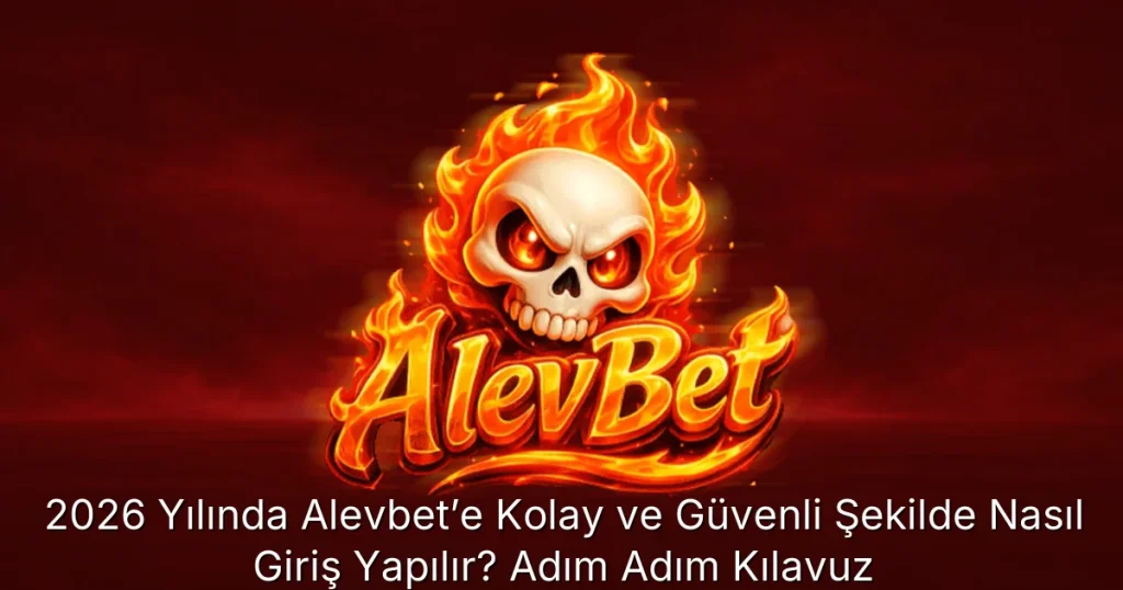 2026 Yılında Alevbet’e Kolay ve Güvenli Şekilde Nasıl Giriş Yapılır? Adım Adım Kılavuz