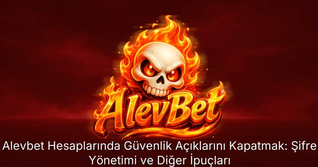 Alevbet Hesaplarında Güvenlik Açıklarını Kapatmak: Şifre Yönetimi ve Diğer İpuçları